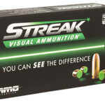 151293 Ammo Inc 380100TMCSTRKGRN50 Streak Visual (GREEN) 380 ACP 100 gr Total Metal Case 50 Per Box/ 20 Case