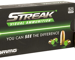 Ammo Inc 45230TMCSTRKGRN50 Streak Visual (GREEN)  45 ACP 230 gr Total Metal Case 50 Per Box/ 20 Case