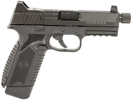 FN 545 Tactical .45 ACP pistol, black, 4.71-inch threaded barrel, optics-ready slide
