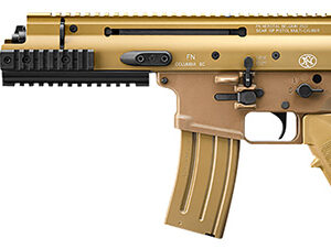 FN 38101245 SCAR 15P 5.56x45mm NATO 10+1 7.50" Chrome-Lined Barrel, Flat Dark Earth, A2 Polymer Grip, Picatinny Stock Adapter, 3 Prong Flash Hider