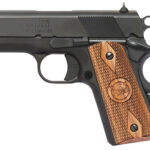 151702 Iver Johnson Arms THRASHER Thrasher 45 ACP 7+1 3.13" Black Bull Barrel, Matte Blued Serrated Steel Slide & Frame w/Beavertail, Walnut Large Diamond Grip