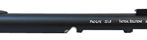 Tactical Solutions PLIV6TEMBNF Pac-Lite Barrel 22 LR 6" Threaded, Drilled & Tapped, Adj. Sights, Black Anodized for Ruger Mark IV & IV 22/45