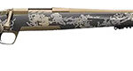 153028 Browning 035582282 X-Bolt Mountain Pro Burnt Bronze SPR 6.5 Creedmoor 4+1 18" Fluted, Burnt Bronze Cerakote Barrel/Rec, Carbon Fiber Stock With Accent Graphics, Recoil Hawg Muzzle Brake