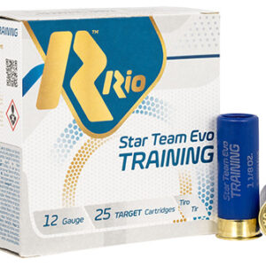 Rio Ammunition STT3275 Star Team EVO Training 12 Gauge 2.75" 1 1/8 oz 7.5 Shot 25 Per Box/ 10 Case