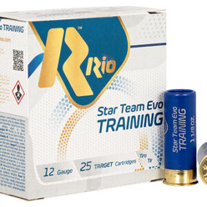 Rio Ammunition STT328 Star Team EVO  12 Gauge 2.75" 1 1/8 oz 8 Shot 25 Per Box/ 10 Case