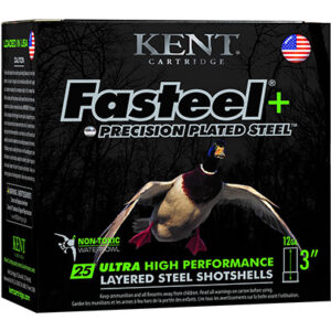 Kent Cartridge K123FSP36BBX2 Fasteel +  12 Gauge 3" 1 1/4 oz BB Shot 25 Per Box/ 10 Case