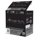 153901 Migra Ammunitions M20SB46 Combinational 20 Gauge 3" 1 oz 4/6 Shot 25 Per Box/ 10 Case