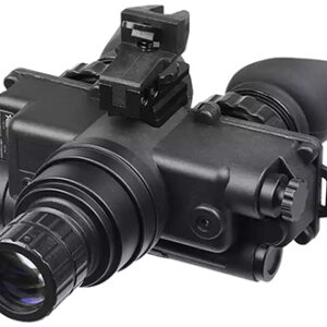 AGM Global Vision 12W7P122153211 Wolf-7 PRO NL1 Night Vision Goggles Black 1x 27mm, Generation 2+ Level 1, 45-54 lp/mm Resolution, Green Filter