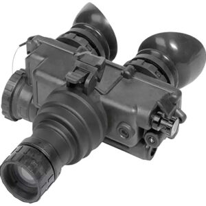AGM Global Vision 12PV7123284111 PVS-7 3AW1 Night Vision Goggles Black 1x 27mm, Generation 3 White Phosphor Level 1, 64-72 Ip/mm Resolution White Filter