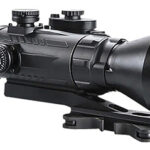 154092 AGM Global Vision 15WP4423474111 Wolverine Pro-4 3APW Night Vision Rifle Scope Matte Black 4x70mm Gen 3 Auto-Gated White Phosphor Illuminated Red Chevron w/Ballistic Drop Reticle