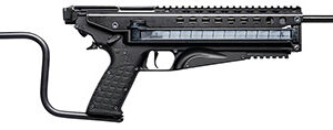 KelTec R50 5.7 x 28 mm black carbine with folding stock and 50-round magazine