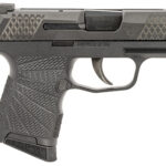 154398 Wilson Combat SIGWCP3659B P365 9mm Luger 10+1 (2) 3.10", Black, X-Tac Pattern Serrated Slide, Polymer Frame, Sunburst Grips, Fiber Optic Sights, Standard Trigger