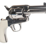 154526 Cimarron CA346DOC Doc Holliday Thunderer Combo 45 Colt (LC) 6 Shot, 3.50" Nickel Barrel, Cylinder & Frame, White Birds Head Grips w/"Doc Holliday" Engraved In The Backstrap