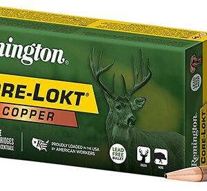 Remington Ammunition R27857 Core-Lokt Copper 300 Blackout 120 gr Copper Hollow Point 20 Per Box/ 10 Case