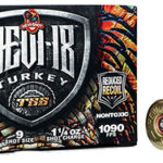 154791 HEVI-Shot HS4109 HEVI-18 TSS Turkey 12 Gauge 2.75" 1 1/4 oz Tungsten 9 Shot 5 Per Box/ 10 Case