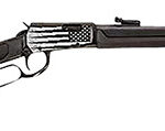 154820 Rossi RL22181SYEN18 Rio Bravo Full Size 22 LR 15+1, 18" Polished Black Steel Barrel, Polished Black w/Lighting US Flag Engraving Steel Receiver, Black Stock, Right Hand