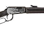 154822 Rossi RL22W201SYEN18 Rio Bravo Full Size, Lever Action 22 WMR 12+1, 20" Polished Black Steel Barrel, Polished Black w/Lighting US Flag Engraving Steel Receiver, Black Fixed Stock, Right Hand