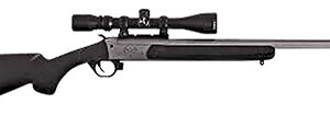 Traditions CRS-351130WT Outfitter G3 Takedown 35 Whelen 1rd 22", Stainless Cerakote Barrel/Rec, Black Synthetic Stock, Muzzle Brake, 3-9x40mm BDC Scope