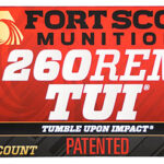 155059 Fort Scott Munitions 260123SCV2 Tumble Upon Impact (TUI) 260 Rem 123 gr Solid Copper Spun 20 Per Box/ 25 Case