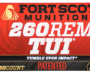 Fort Scott Munitions 260123SCV2 Tumble Upon Impact (TUI)  260 Rem 123 gr Solid Copper Spun 20 Per Box/ 25 Case