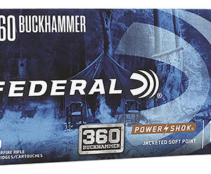 Federal 360BHAS Power-Shok Buckhammer 360 Buckhammer 180 gr 20 Per Box/ 10 Case
