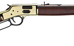 155940 Henry H006GC Side Gate 45 Colt (LC) 10+1 20" Blued Octagon Barrel, Polished Brass Rec, American Walnut Stock, Adj. Sight