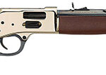 155950 Henry H006GCML Mare's Leg Side Gate 45 Colt (LC) 5+1 12.90" Blued Octagon Barrel, Polished Hardened Brass Rec, American Walnut Furniture, Large Loop Lever, Adj. Sight