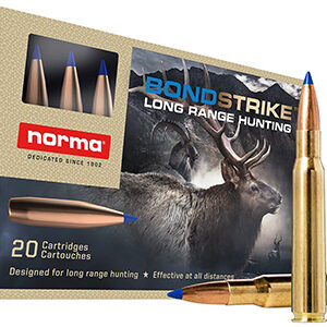 Norma Ammunition 20176422 Dedicated Hunting Bondstrike Extreme 30-06 Springfield 180 gr Bonded Polymer Tip 20 Per Box/ 10 Case