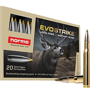Norma Ammunition 20177342 Dedicated Hunting Evostrike 30-06 Springfield 139 gr Polymer Tip Boat Tail 20 Per Box/ 10 Case