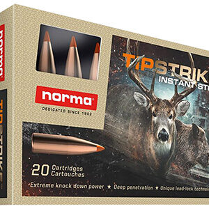 Norma Ammunition 20174352 Dedicated Hunting Tipstrike 308 Win 170 gr Polymer Tip 20 Per Box/ 10 Case