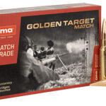 156109 Norma Ammunition 10166522 Dedicated Precision Golden Target Match 6.5 Creedmoor 143 gr BTHP 20 Per Box/ 10 Case