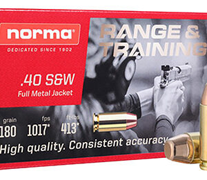 Norma Ammunition 611440020 Self Defense NXD 40 S&W 180 gr 20 Per Box/ 10 Case