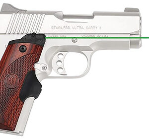 Crimson Trace LG902G LG-902G Lasergrips Master Series Black Green Laser 1911 Compact