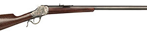 Cimarron CA885 1885 High Wall 38-55 Win 1 Shot, 30" Blued Octagon Steel Barrel, Color Case Hardened Steel Receiver, Satin Oiled Walnut Fixed Stock