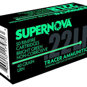 Piney Mountain Ammunition PMSN22LRG Green Tracer Non-Corrosive 22 LR 40 gr Lead Round Nose 50 Per Box/ 100 Case