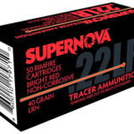 156923 Piney Mountain Ammunition PMSN22LRR Red Tracer Non-Corrosive 22 LR 40 gr Lead Round Nose 50 Per Box/ 100 Case