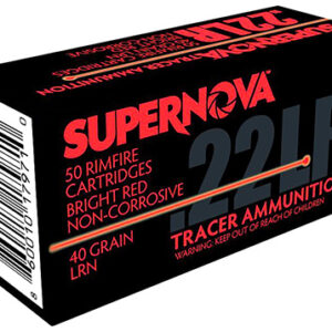 Piney Mountain Ammunition PMSN22LRR Red Tracer Non-Corrosive 22 LR 40 gr Lead Round Nose 50 Per Box/ 100 Case