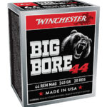 157095 Winchester Ammo X44MBB Big Bore 44 Rem Mag 240 gr Semi Jacketed Hollow Point 20 Per Box/ 10 Case