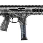 157149 Beretta USA JPMXSTG30 PMXs 9mm Luger 30+1 (2) 6.90" Threaded Barrel, Limited Edition Black & Gray Tiger Stripe, QD End Plate, Picatinny Handguard, Ambidextrous Controls