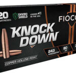 157251 Fiocchi 243CHA Knock Down Enviro Shield 243 Win 80 gr Hollow Point 20 Per Box/ 10 Case