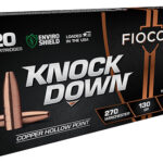 157253 Fiocchi 270CHA Knock Down Enviro Shield 270 Win 130 gr Hollow Point 20 Per Box/ 10 Case