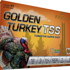 Fiocchi 123TSS7 Golden Turkey TSS 12 Gauge 3" 1 5/8 oz 7 Shot 5 Per Box/ 10 Case