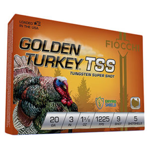 Fiocchi 203TSS9 Golden Turkey TSS 20 Gauge 3" 1 3/8 oz 9 Shot 5 Per Box/ 10 Case