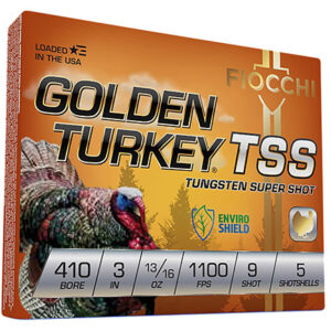 Fiocchi 410TSS9 Golden Turkey TSS 410 Gauge 3" 13/16 oz 9 Shot 5 Per Box/ 10 Case