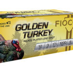 157270 Fiocchi 123TRKC6 Golden Turkey 12 Gauge 3" 1 3/4 oz 6 Shot 10 Per Box/ 10 Case