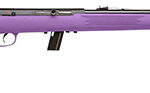 158305 Savage Arms 40219 64 F 22 LR 10+1 21", Blued Barrel/Rec (Drilled & Tapped), Purple Synthetic Stock, Open Sights