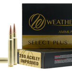 158528 Weatherby M280A139HCB Select Plus 280 Ackley Improved 139 gr 20 Per Box/ 10 Case