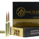 158536 Weatherby F7PRC150SCO Select Plus 7mm PRC 150 gr Swift Scirocco 20 Per Box/ 10 Case