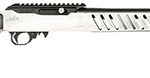 158547 Black Rain Ordnance BRO23080502 Professional 22 LR 10+1 18.50" Chrome Moly Steel Threaded Barrel, Optics Mount, White Battleworn Adj. Luth-AR MCA-22 Chassis, Milled Flash Hider