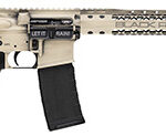 158560 Black Rain Ordnance BROWTPLSB Spec 15+ We The People 5.56x45mm NATO 30+1 16", Light Sand Battleworn with Deep Engraving, 15" Slim M-LOK, Magpul Grip/Carbine Stock, Castle Flash Hider